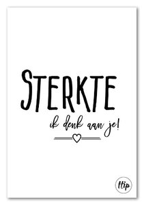 Sterkte, ik denk aan je geurzakje Sterkte, ik denk aan je geurzakje