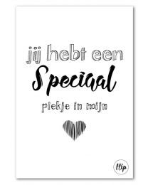 Jij hebt een speciaal plekje in mijn ♥ geurzakje Jij hebt een speciaal plekje in mijn ♥ geurzakje