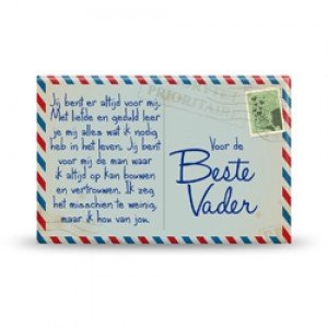 Magneet Voor de beste vader Magneet Voor de beste vader