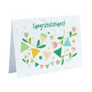 Bloeikaart Congratulations! Bloeikaart Congratulations!