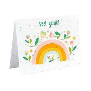 Bloeikaart Veel geluk! Bloeikaart Veel geluk!