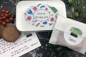 Zadendoosje Kerst groe(n)tjes tuinkers Zadendoosje Kerst groe(n)tjes tuinkers