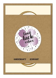Geurkaart Good luck vibes Geurkaart Good luck vibes