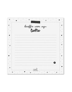 Notitieblok Brieffie voor mijn lieffie Notitieblok Brieffie voor mijn lieffie