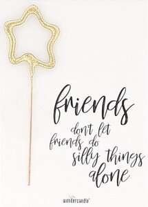 Sterretje Friends don't let friends do silly things alone Sterretje Friends don't let friends do silly things alone