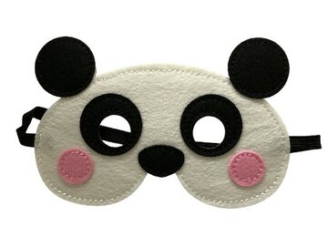 Vilten Masker Panda Vilten Masker Panda