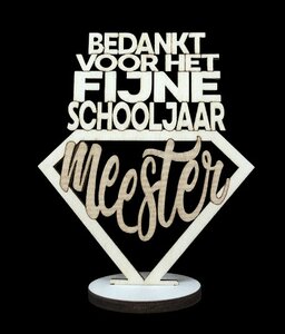Bedankt voor het fijne schooljaar meester Bedankt voor het fijne schooljaar meester