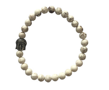 Dames armband Howliet met boeddha kraal Dames armband Howliet met boeddha kraal