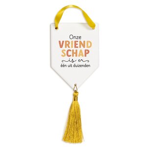 Hanger van keramiek Onze vriendschap