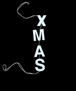 Letters van hout, XMAS hanger Letters van hout, XMAS hanger
