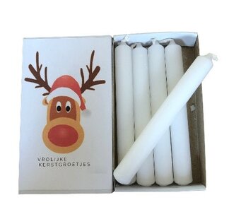 Vrolijke kerstgroetjes - Kaarsjes