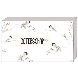 Beterschap - Vogelvoer in een doosje