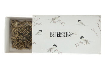 Vogelvoer in een doosje - Beterschap