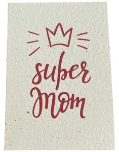 Bloeikaart Super Mom