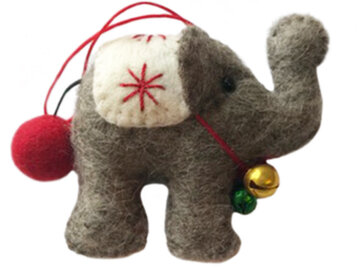 Sleutelhanger met geluksolifantje