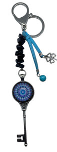 Tassenhanger Sleutel Key to your heart Blauwvloed Tassenhanger Sleutel Key to your heart Blauwvloed