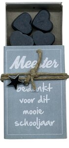 Meester, bedankt voor dit mooie schooljaar (zeepjes) Meester, bedankt voor dit mooie schooljaar (zeepjes)