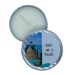 Kaars Geniet van je pensioen Kaars Geniet van je pensioen