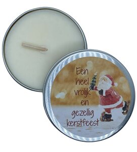 Kaars Een heel vrolijk en gezellig Kerstfeest Kaars Een heel vrolijk en gezellig Kerstfeest