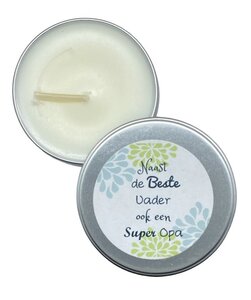 Kaars Naast de beste vader ook een super opa Kaars Naast de beste vader ook een super opa