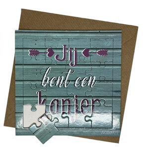 Jij bent een kanjer (puzzelkaart) Jij bent een kanjer (puzzelkaart)