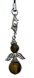 Beschermengel van natuursteen (Tijgeroog)