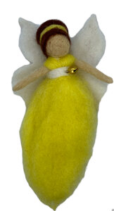 Elfje Beschermengel (geel/wit)