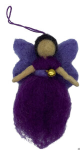 Elfje Beschermengel (paars/lila)