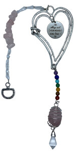 Energie vanger Rozenkwarts & 7 Chakras Energie vanger Rozenkwarts & 7 Chakras