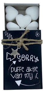 Sorry duffe aktie van mij (zeepjes) Sorry duffe aktie van mij (zeepjes)