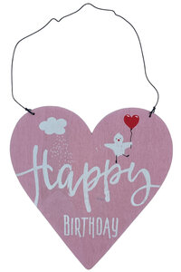 Ophang bordje Happy Birthday Ophang bordje Happy Birthday