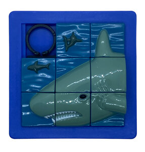 Schuifpuzzel Haai 3d Schuifpuzzel Haai 3d