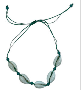 Schelpen enkelbandje (groen) Schelpen enkelbandje (groen)