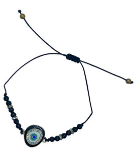 Armbandje met het Boze oog en kralen Armbandje met het Boze oog en kralen