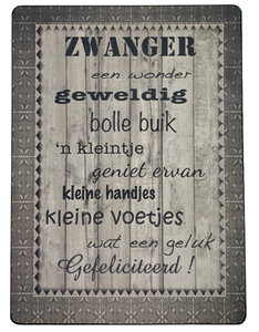 Bordje Zwanger Bordje Zwanger