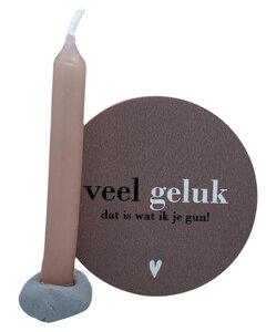 Mini cadeautje Veel geluk