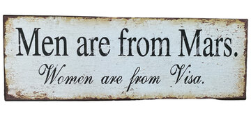 Metalen bord Men are from mars.. Metalen bord Men are from mars..