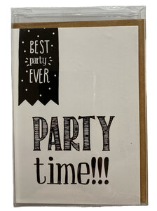 Uitnodigingen Party time!!! Uitnodigingen Party time!!!