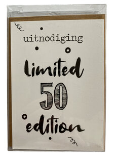 Uitnodigingen Limited 50 edition Uitnodigingen Limited 50 edition