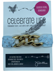 Rio armband Blauw met stippen Rio armband Blauw met stippen