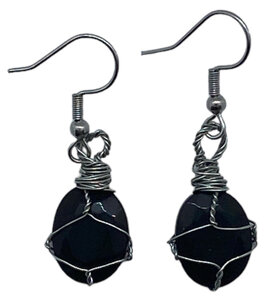 Oorbellen Onyx (van natuursteen) Oorbellen Onyx (van natuursteen)