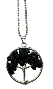 Tree of Life ketting Onyx Tree of Life ketting Onyx