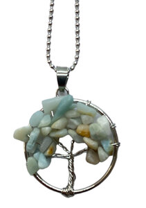 Tree of Life ketting Amazoniet Tree of Life ketting Amazoniet