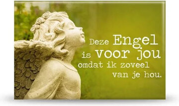 Magneet Deze engel is voor jou Magneet Deze engel is voor jou