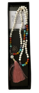 Ketting met natuursteen regenboog Agaat Ketting met natuursteen regenboog Agaat