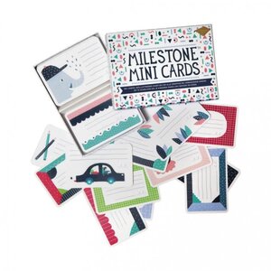Milestone Minicards - doosje met 100 kaartjes voor herinneringen