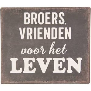 Metalen bord Broers Metalen bord Broers