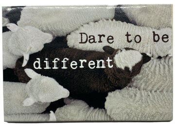 Magneet Dare to be different Magneet Dare to be different