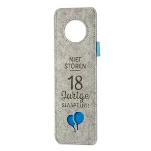 Deurhanger Niet storen 18 jarige... Deurhanger Niet storen 18 jarige...