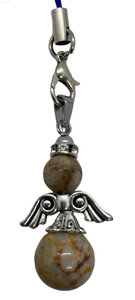 Beschermengel van natuursteen (Laguna Agaat)